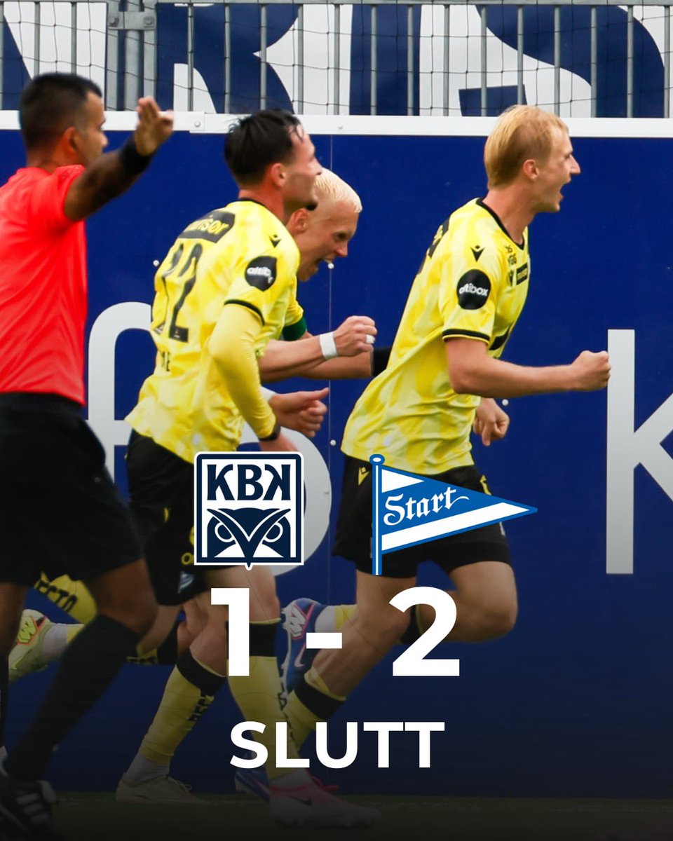 ikstart's tweet photo. 🟡⚫️Så fantastisk deilig! Vi vinner 2-1 mot KBK på Nordmøre Stadion!
Tusen takk til alle dere som tok turen for å støtte oss!
Nå kommer Viking til Kristiansand neste lørdag💪 https://t.co/wpvFsjl0jW
