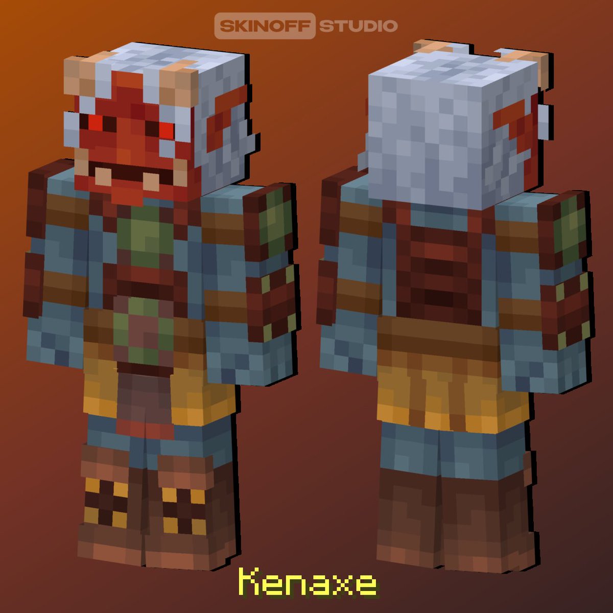 KenaxeSkins's tweet photo. Oni from Dead by Daylight #Minecraft skin 

I've never played this game. Does it look good?

#blockbench #dbd #commissionsopen #art https://t.co/hGDsm2AiJ9