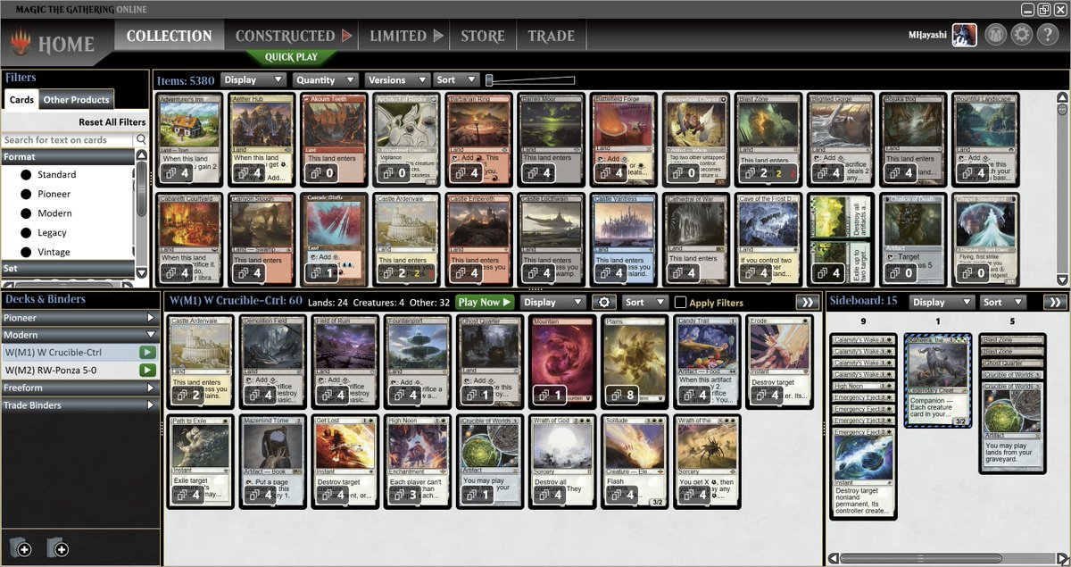 MHayash55780121's tweet photo. Trophy Number 4!

Main deck high noon finally worked for me! Ironically, in Mono White rather than Boros.

It is pretty easy to Splash a single mountain though. https://t.co/lXVGNn9ylD