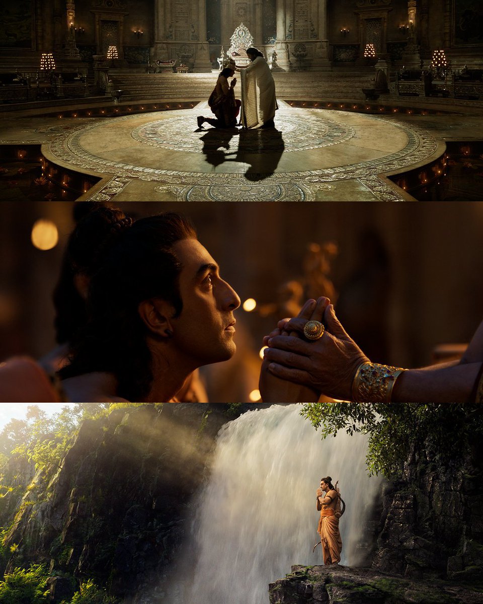 BorntobeAshwani's tweet photo. LEAKED #RamayanaTrailer is not. 00001% is what thr actual #Ramayana Trailer Impact had on everyone, who watched in Bharat Mandapam and than in San Diego - Comic Con 📌

You're fooling yourself, If making any assumptions based on hidden mobile phone recorded footage, that too from a 3D screen. 💯

It's out of this world EXPERIENCE, the VISION, the EXECUTION and the PERFORMANCES OF #RanbirKapoor X #Yash X #SaiPallavi 🌟🏹

Wait for it...