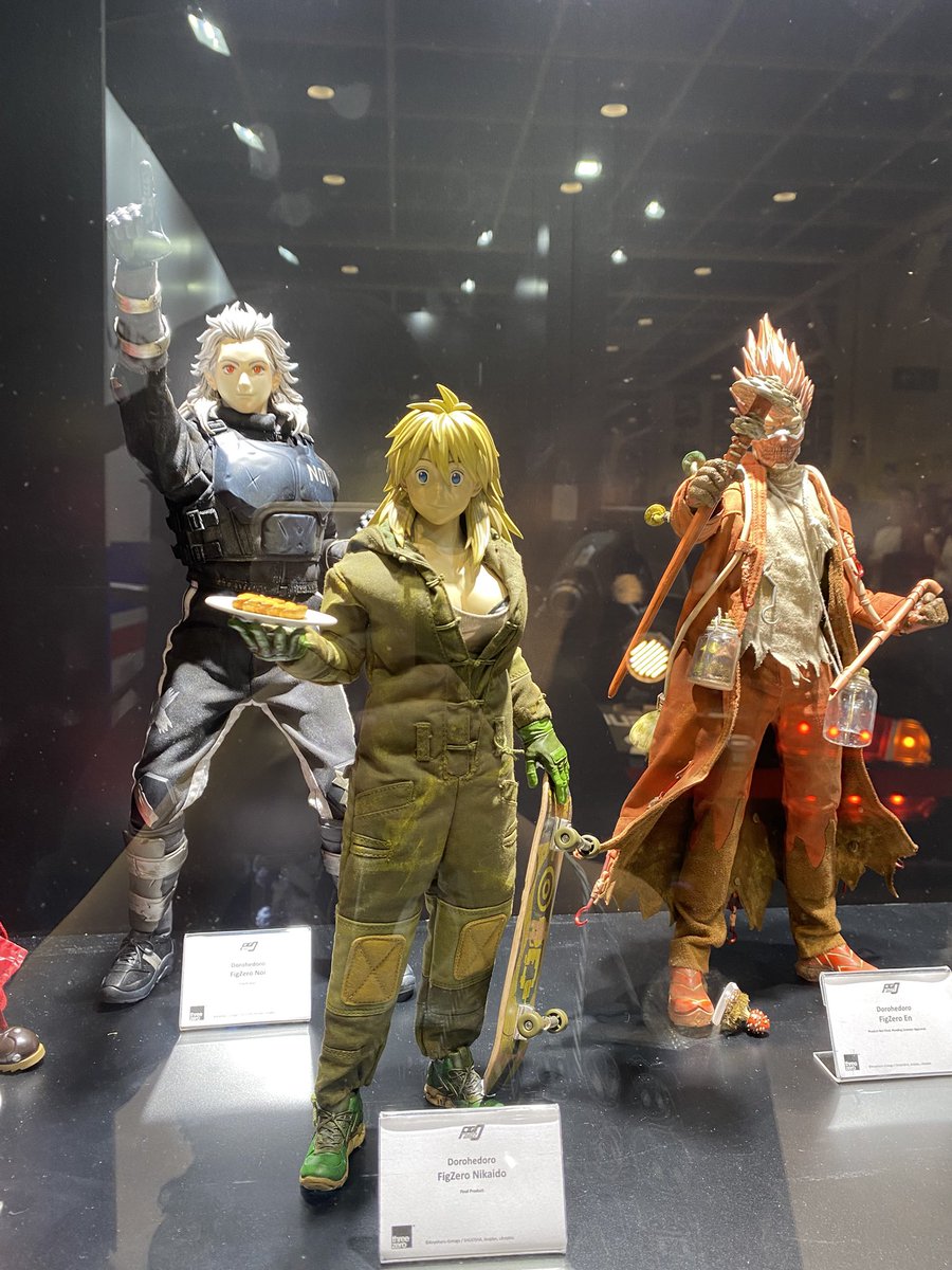 Arashi0214_DhD's tweet photo. threezero #Dorohedoro figures from ACGHK2026 (Make Risu&amp;Curse figure with Q sensei’s concept pls I beg you 😭)
香港ACGイベントのthreezero様で #ドロヘドロ フィギュア撮りました！フィギュアのコンセプトスケッチにある栗鼠くんも早くフィギュア化されます様に😭 https://t.co/LcN6BPU9bE