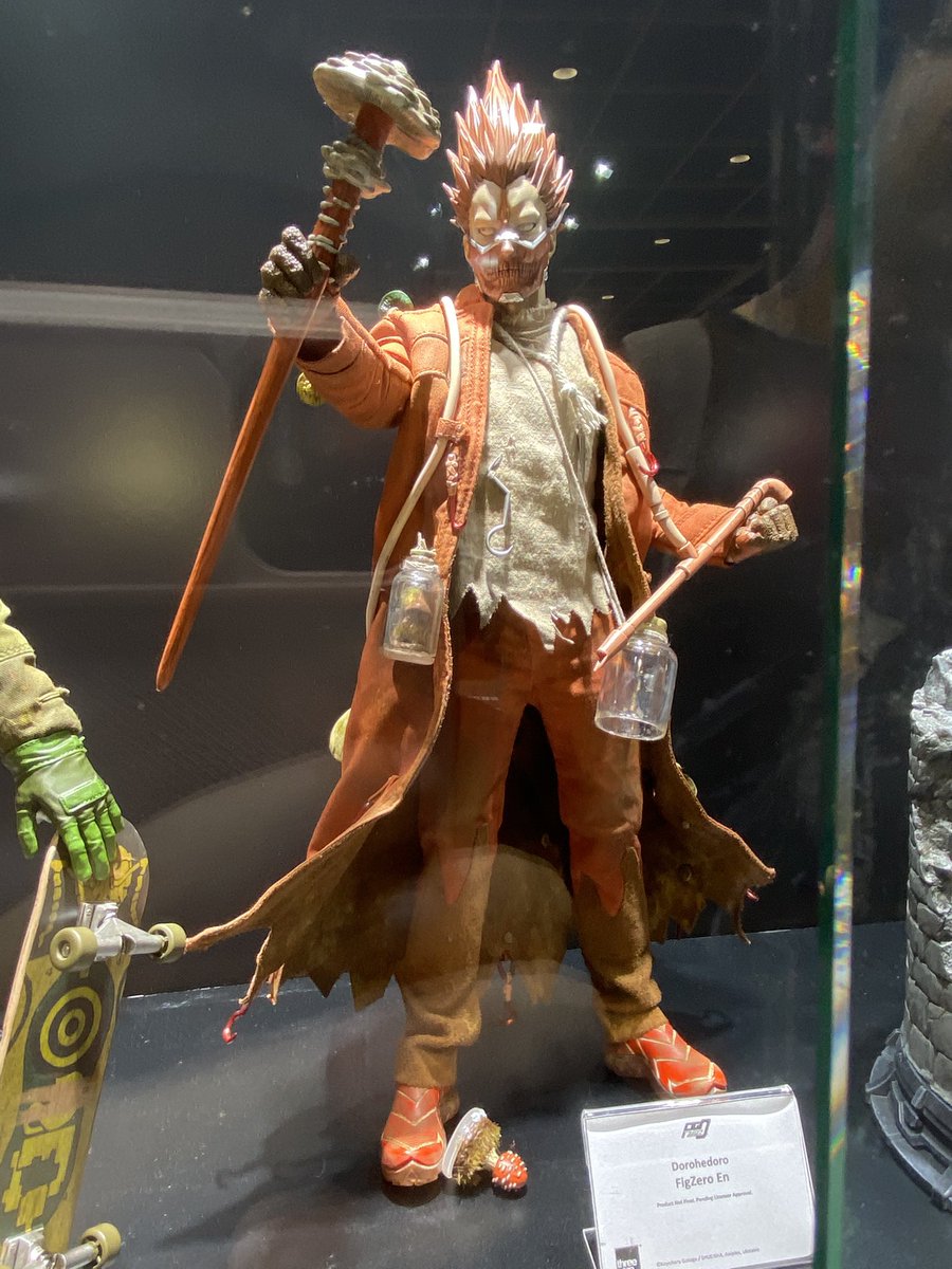 Arashi0214_DhD's tweet photo. threezero #Dorohedoro figures from ACGHK2026 (Make Risu&amp;Curse figure with Q sensei’s concept pls I beg you 😭)
香港ACGイベントのthreezero様で #ドロヘドロ フィギュア撮りました！フィギュアのコンセプトスケッチにある栗鼠くんも早くフィギュア化されます様に😭 https://t.co/LcN6BPU9bE