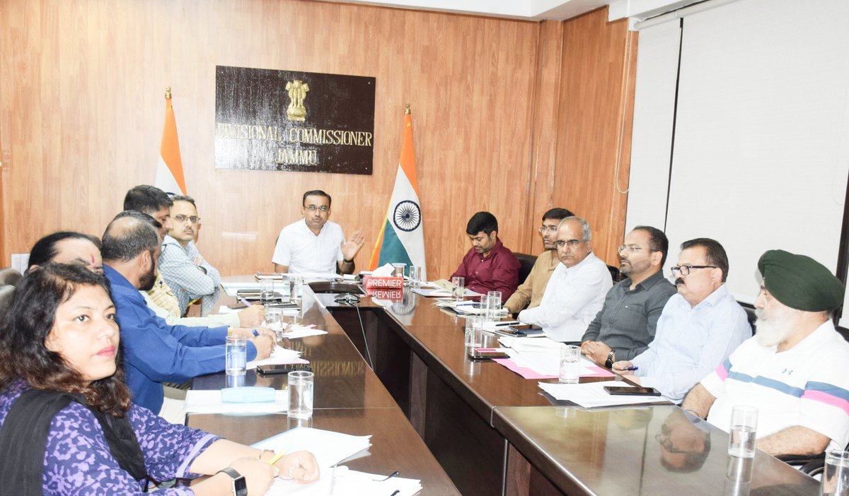 Divcomjammu's tweet photo. Divisional Commissioner Jammu, @Rameshkumarias today reviewed the status of damages caused by recent rains in all districts of Jammu division and took stock of ongoing restoration and relief works.

The Div Com sought a comprehensive district-wise assessment of damage to roads and other public infrastructure, along with a status report on ex-gratia relief distribution, from all Deputy Commissioners.

Div Com directed that the water level of rivers, streams and nallahs across the division be kept under constant watch, and that people be alerted well in time in case of any eventuality.

The Div Com assured that the administration is fully geared up to deal with any emergency arising out of the prevailing weather conditions and appealed to the public to cooperate with the district administrations and follow advisories issued from time to time.