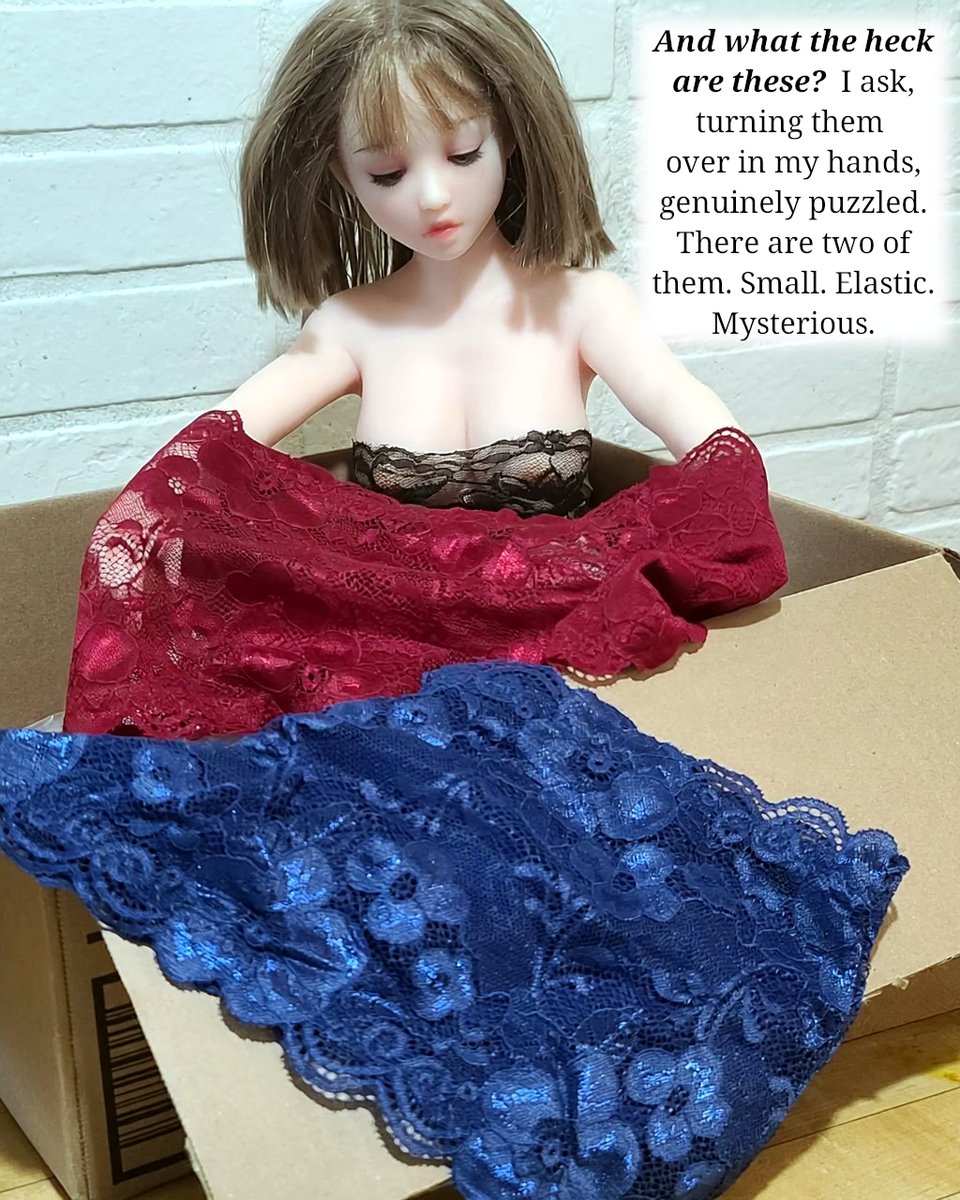 DariasPlayhouse's tweet photo. Binky is in big trouble.
Hugs, Daria. 🙋‍♀️
Part 7 of the “Shopping” series.
See my profile for the earlier parts.
#doll #dolls #dollstagram #girlfriend #lovedoll #adultdoll #minidoll https://t.co/wlYF1CCNgm
