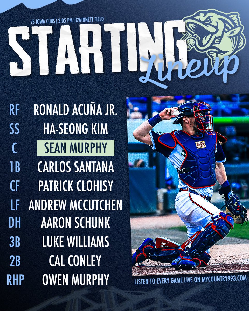 GoStripers's tweet photo. Today, you get to watch a team with 58 years of MLB service time play at Gwinnett Field. Merry Christmas. 

🎟️: https://t.co/4jPJfGx1d0
📍: Gwinnett Field
⏰: 3:05pm
📻/📺: https://t.co/cmnejywP0P
🗒️: https://t.co/lxctbxu985 https://t.co/WQGVOPAYrn