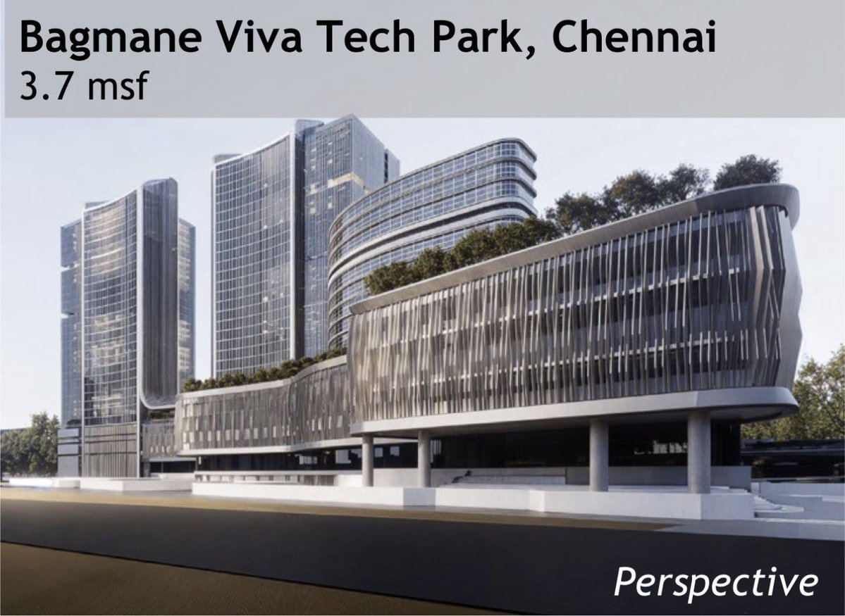 UpdatesChennai's tweet photo. 🚨First look at Bagmane Viva Tech Park on OMR which will offer ~3.7 Million Sq.ft of leasable office space...😍 https://t.co/Gael0lvoZM