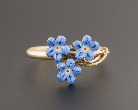 dreamyflowerrs's tweet photo. forget-me-not ring https://t.co/Ijh0lOAyVD