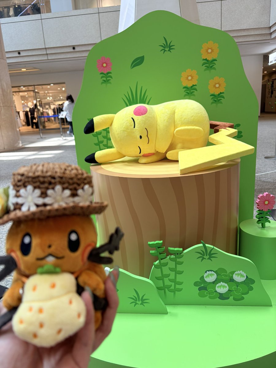 chiffon_pokesle's tweet photo. #ポケスリ3周年をみんなで 

横浜行ってきたぁぁ🚄💨💨

色んな人からポケモン寝ててかわいいーという声が聞こえてきてなんかうれしくなった♡
ほんとにポケスリ世界観よすぎた( ᵒ̴̶̷̥́ωᵒ̴̶̷̣̥̀ )✨
思ってた以上にみんなおっきくて迫力満点💯 https://t.co/q4w4Z1UyAP