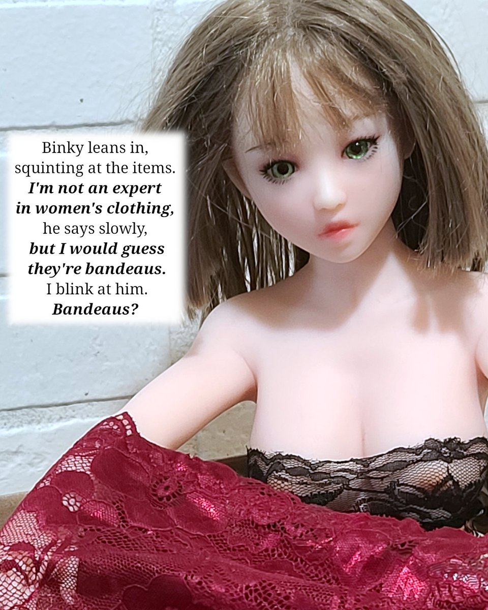 DariasPlayhouse's tweet photo. Binky is in big trouble.
Hugs, Daria. 🙋‍♀️
Part 7 of the “Shopping” series.
See my profile for the earlier parts.
#doll #dolls #dollstagram #girlfriend #lovedoll #adultdoll #minidoll https://t.co/wlYF1CCNgm