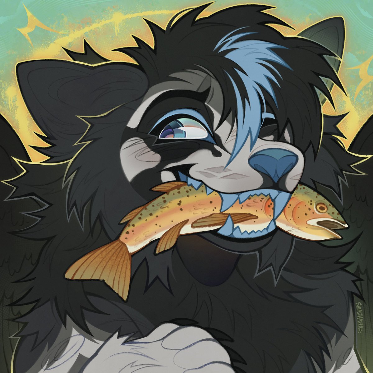 ssplashana's tweet photo. chomp! 🐟💥
(artfight revenge for @Ledisdead) https://t.co/tYZs3tYCH3
