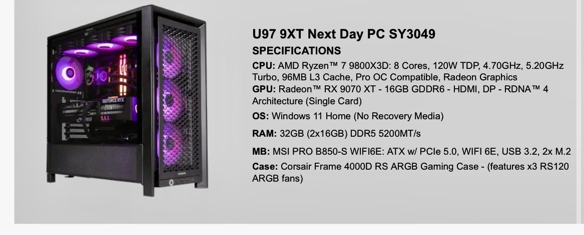 DanielCoward's tweet photo. Might raffle my gaming pc if I keep getting messers on fb marketplace to buy it, top spec out feelers out there 400 tickets max £10 a ticket. https://t.co/uWFEMgW60X