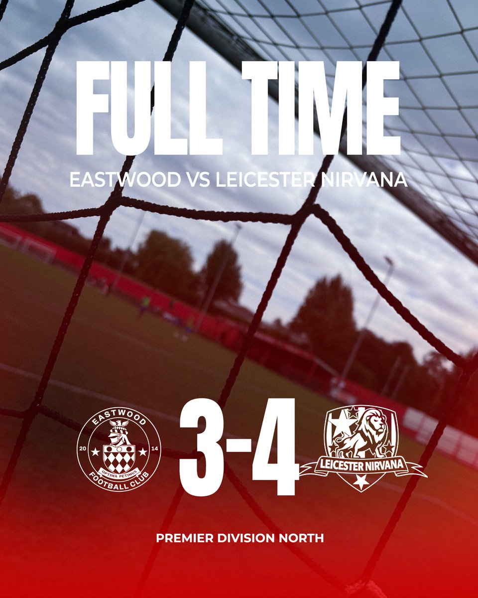 EastwoodTownFC's tweet photo. Defeat On The Opening Day.
#Eastwood #RedBadgers https://t.co/Csw1yfxWXh