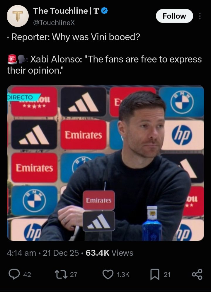 AgentBlueCFC's tweet photo. My manager never rated Vinícius . Arsenal are free to sign him and find out why https://t.co/nZX1ktsYHF