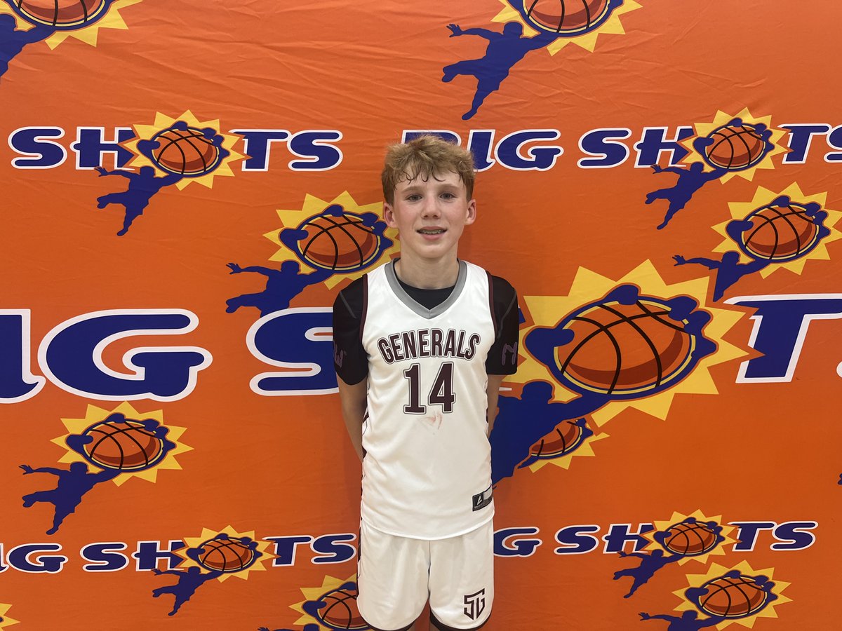 BigShotsGameMVP's tweet photo. #BIGSHOTS
#SummerNationals

13U

Salem Generals 46
# 4 Aaron Brower 20 PTS
# 14 Andrew Hall 8 PTS

Team Hustle 42
# 0 Maddox McCray 12 PTS
# 8 Jackson Hale 13 PTS https://t.co/vVhIyhUqA6