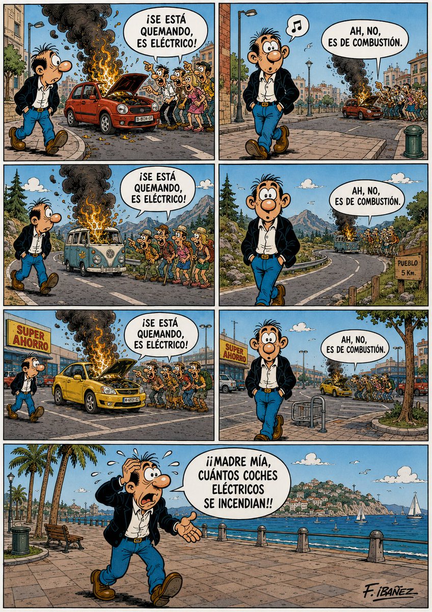 QueTesla's tweet photo. Me envía mi cuñado esto. Ja! Que tonto, pero si me da la razón! Los eléctricos se queman! https://t.co/y7PBwTCo5E
