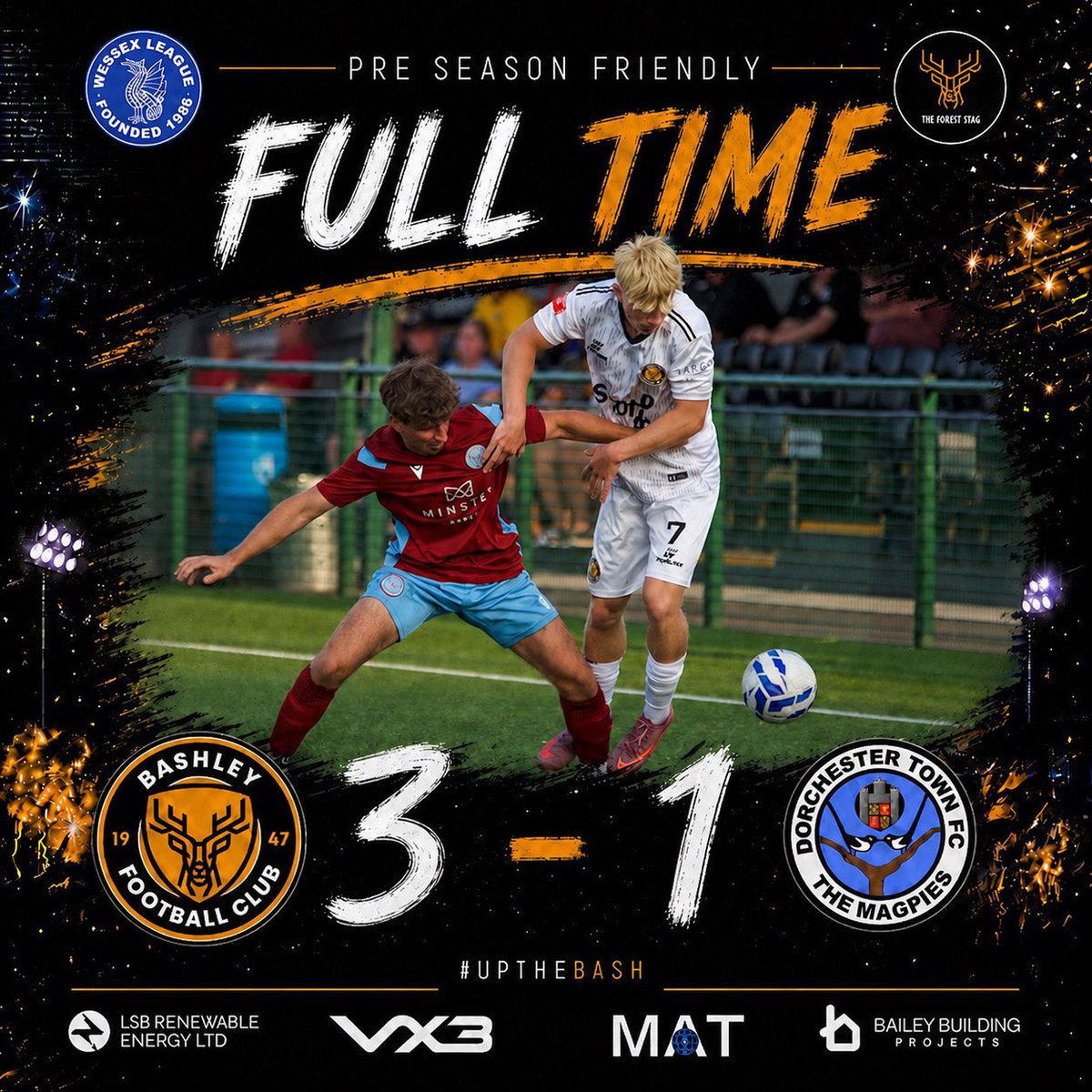 BashleyFootball's tweet photo. A solid team performance this afternoon for our final pre season fixture.

We look ahead to next week now and our first league fixture.

#UpTheBash #WeAreBashley #PreSeason https://t.co/Ye6OlKDMXi