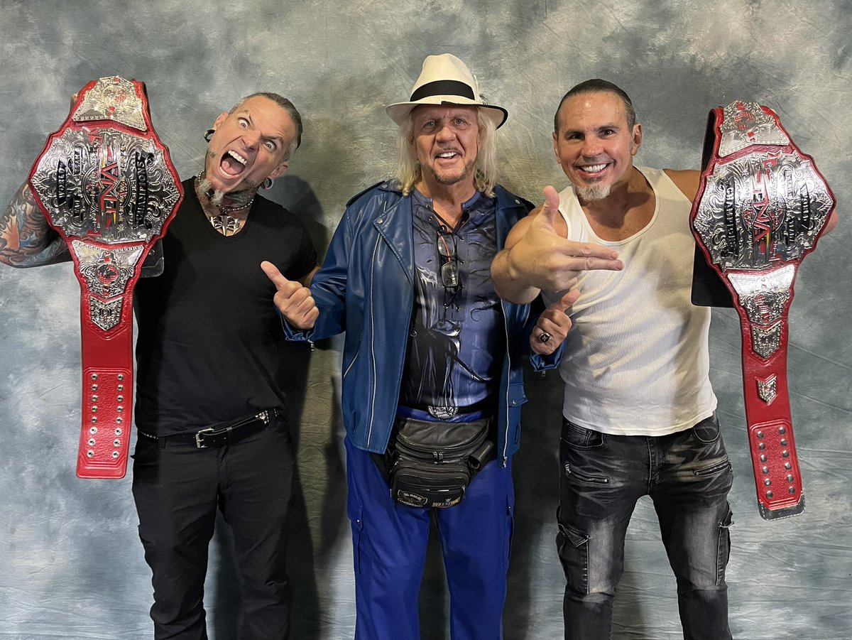 MATTHARDYBRAND's tweet photo. 27 years later.. Reunited with our "Rasslin’ Daddy!" https://t.co/bU5ZsYLD0W