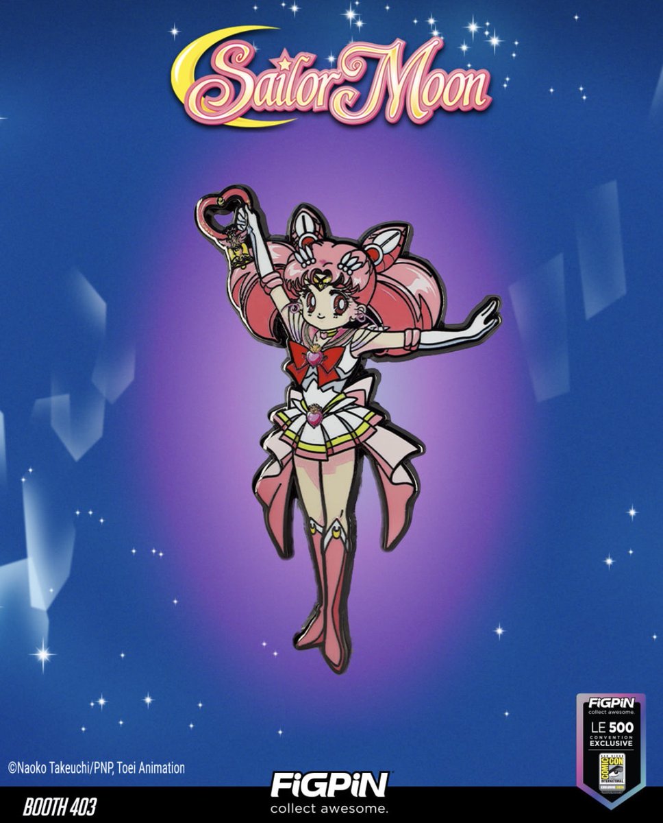 Ochibawolf's tweet photo. Another limited edition Super Sailor Chibi Moon (Rose Gold Glitter Version) @FiGPiNofficial for SDCC 2026!

She is limited to 150 units and is paired with a FiGPiN logo pin.

Details here: https://t.co/4a5oOlnkhR https://t.co/6NgKTYGqex