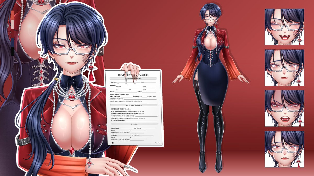 Serpentis_Nox's tweet photo. ‼️ DROP YOUR OC‼️

I've been wanting to add more VTuber examples to my portfolio, so I thought this would be a fun way to do it!

How to enter:
✦ Like + Retweet this post
✦ Follow
✦ Drop ur OC pict, concept, or Character Sheet below!

‌Prize
🥇  Full Body Vtuber Model (art only)
🥈 Full Body Vtuber model sketch

🗓️ Winner will be announced on July 9th!
I'll randomly pick two participants to be featured in my portfolio. Good luck, everyone!
#artraffle #vtuber #artmoots