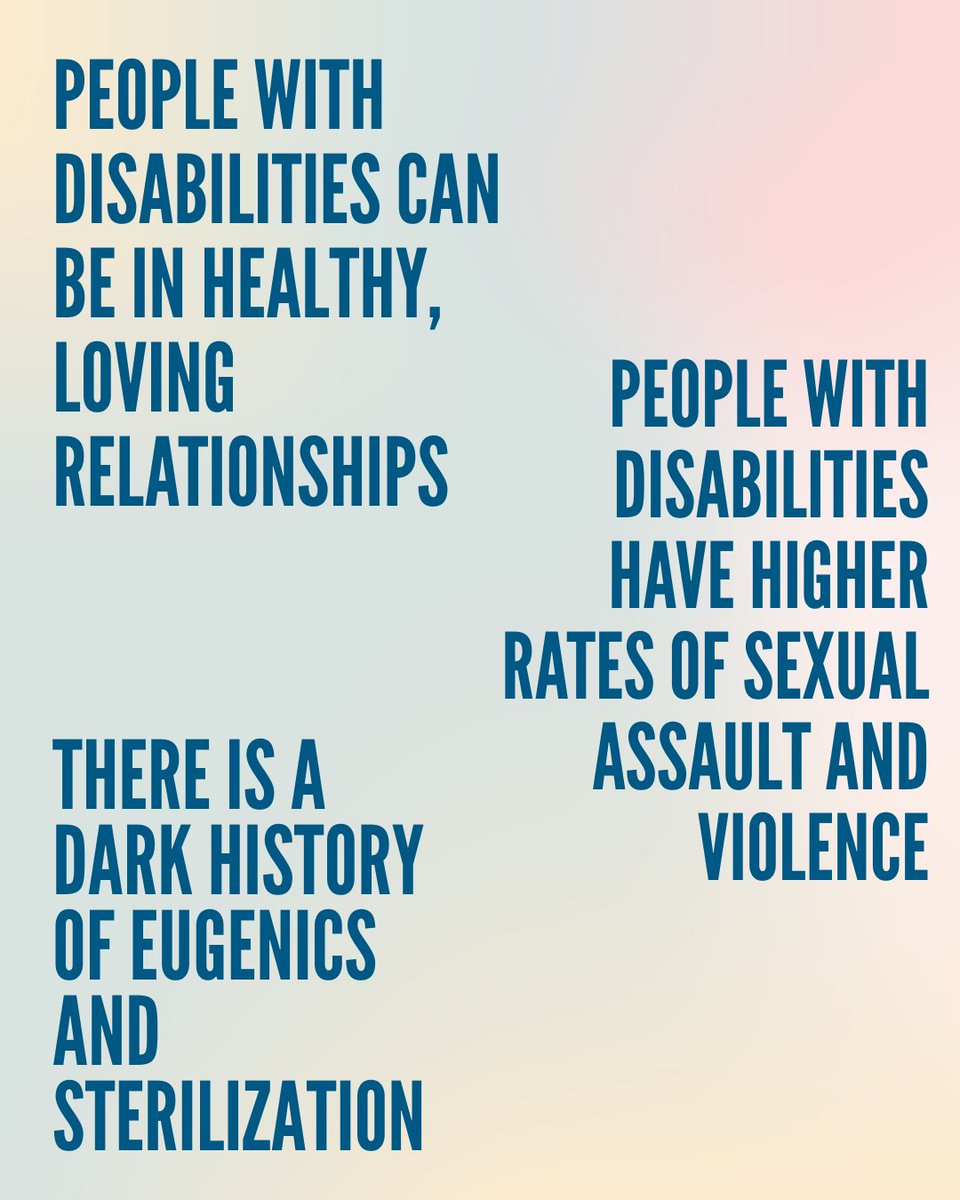 InfoASHA's tweet photo. Did you know these seven sexual health and disability facts? Check them out for Disability Pride Month! #DisabilityPride #SexualHealth #DisabilityAwareness #HealthEducation https://t.co/WhudHNynee