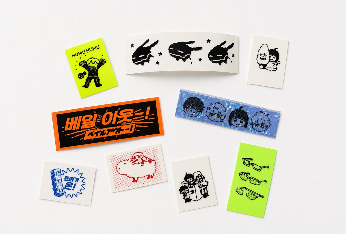 limeskin_S's tweet photo. 히카루의 바둑 라벨스티커 2종과 월드트리거 라벨스티커 1종 판매예정입니다! https://t.co/1YWXcAikEO