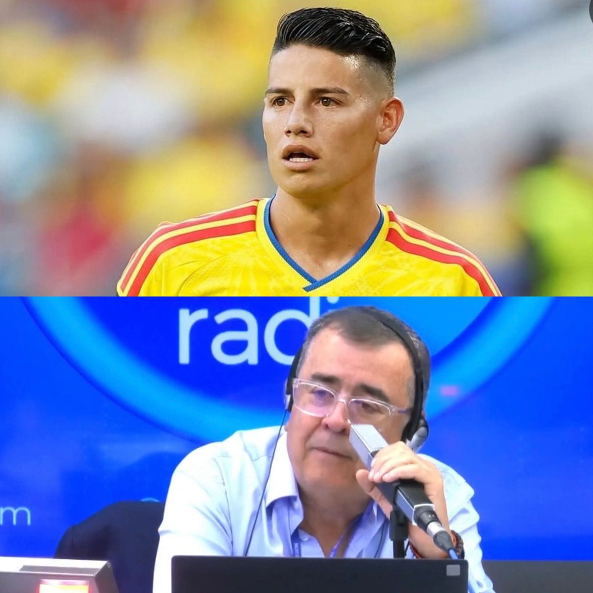 ElGolGarracol's tweet photo. BOMBAZO, JAVIER HERNÁNDEZ BONNET DICE QUE LOS PROMOTORES LE EXIGEN A LA FCF EL LLAMADO DE JAMES RODRÍGUEZ. 

El periodista y director de deportes del Canal Caracol, dio una primicia que pone a pensar a todos los colombianos. Bonnet dijo en Blu Radio, que los promotores le exigen a la FCF que James Rodríguez debe de estar en los amistosos ante Perú y México, correspondientes los partidos de septiembre. Los patrocinadores les interesa mucho que James esté en esa convocatoria por temas de marketing. 

Eso quiere decir que no importa el nivel y la condición que tenga, debe estar si o si. 🤦