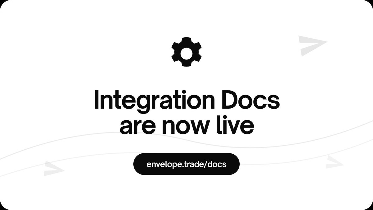 EnvelopeOnArc's tweet photo. All operations have resumed successfully and we've added integration documentation. https://t.co/qtiDRiobFY