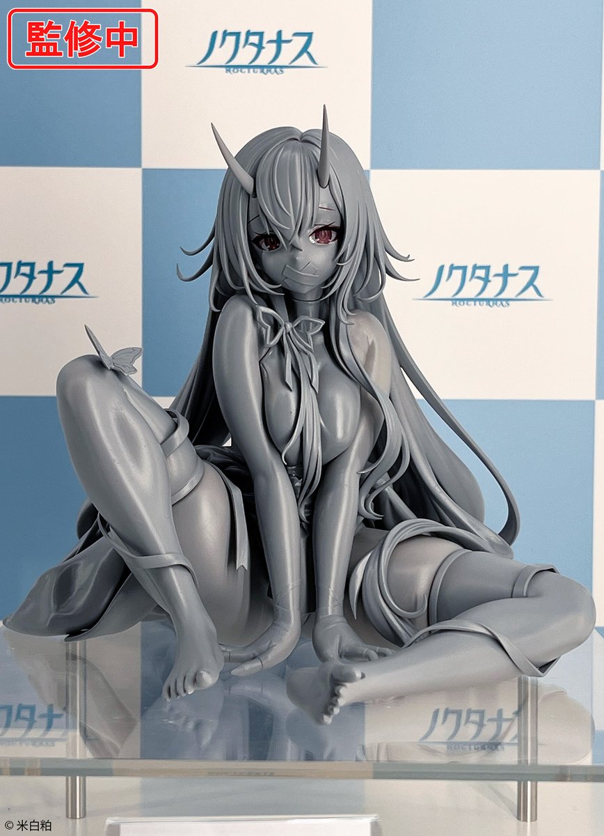nocturnas_f's tweet photo. ❤️#WF2026S 展示情報❤️
米白粕先生(@kasu1923)より「鬼娘ちゃん」1/6スケールフィギュア原型初公開展示中✨

あみあみホビーキャンプ （8-02-01）
#ノクタナス コーナーまでお越しください🎶

#ワンフェス2026夏 #あみキャンWF2026夏 https://t.co/VVT7eoA50O