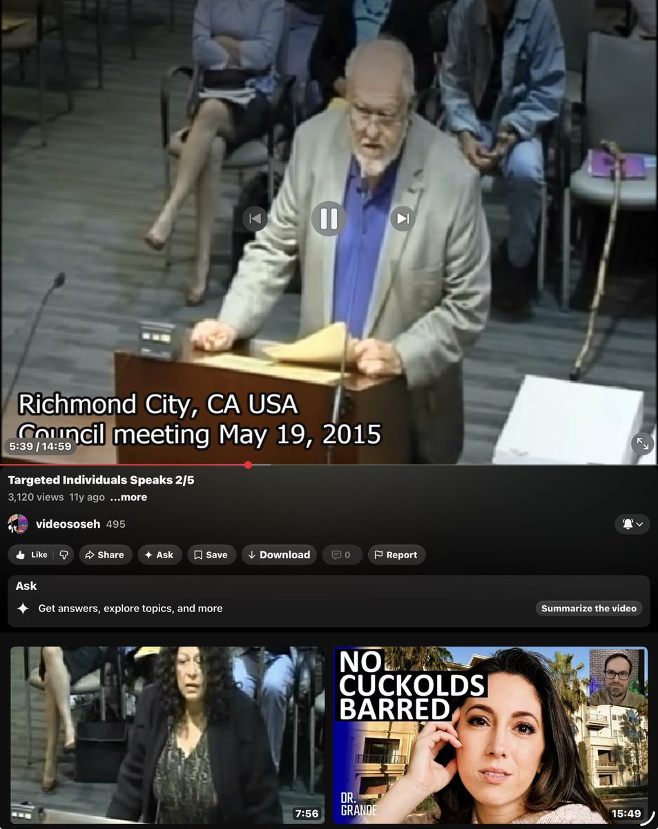 NLFTI24's tweet photo. Dr. Edward L. Spencer graduated at Stanford University in 1957. He also studied at Yale University and became a Neuroscientist. Dr.
Spencer worked in his own clinic until his retirement 2012.
Speaks on the targeting and torturing of Americans
City of Richmond California, https://t.co/LSiRATKlXb
Presentation, https://t.co/kwQZuOK7pG
Discussion, https://t.co/CZMG5qSIY3
Discussion, https://t.co/k65wDnqPRA