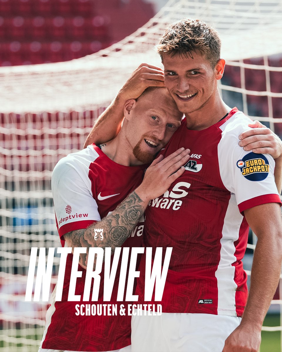 AZAlkmaar's tweet photo. 🎙️ Schouten: 'Met een goed gevoel naar volgende week'

🎬 Na afloop van de wedstrijd sprak AZ Media met hoofdtrainer Leeroy Echteld en Lewis Schouten. Bekijk hier het hele interview: https://t.co/qHHrv7p19N

#AZAlkmaar #azoly #TheFutureIsOurs https://t.co/AA6qHliSYh