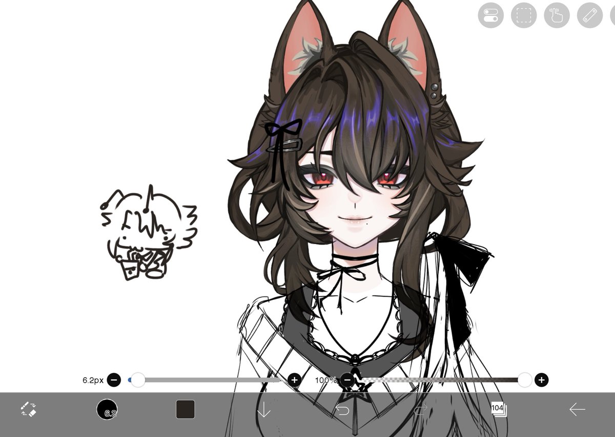 kyleiooos's tweet photo. I love drawing vtuber modellll 🫣 Anw anyone wanna be art moots!?

#vtubermodel #premade #art #live2d #moots https://t.co/IqsFWGTsGz
