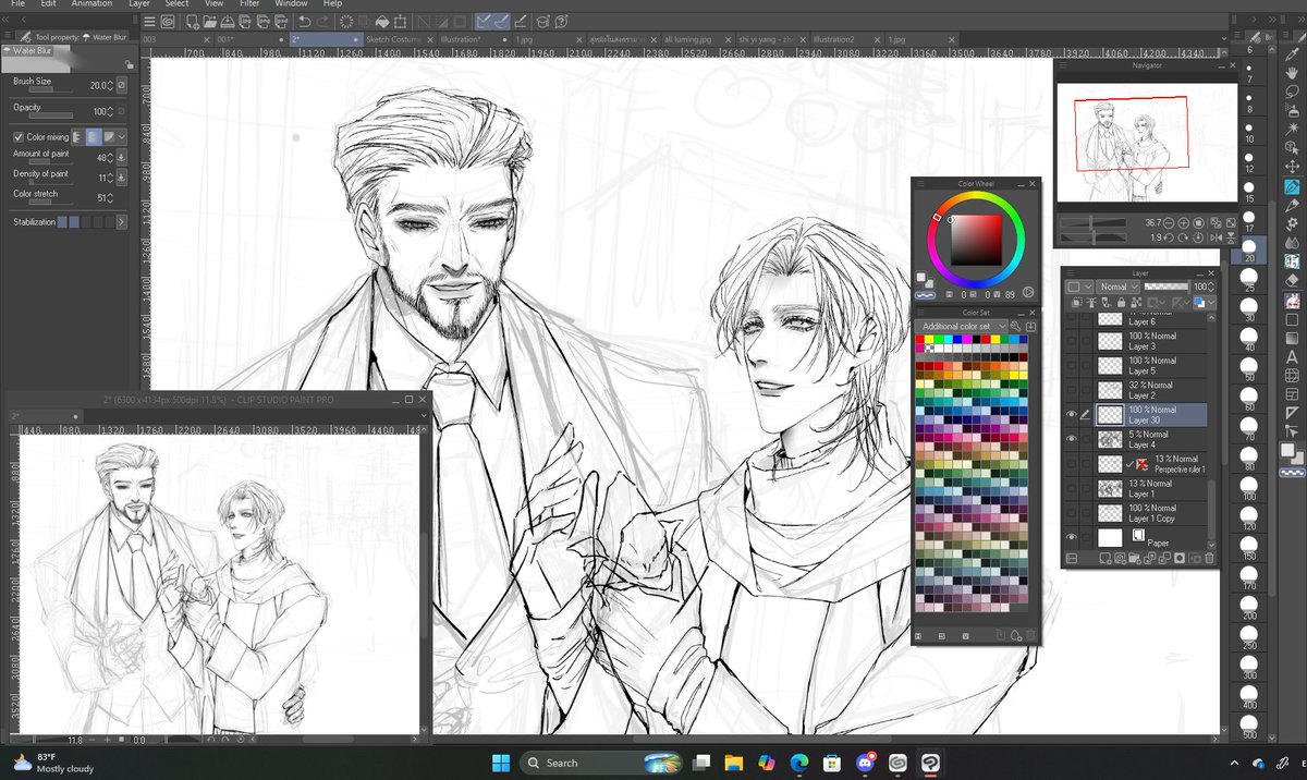 Aitsu20's tweet photo. WIP OC ใครชมเขยเราว่า ทรงแด๊ด ขอให้รวย

#OC https://t.co/E45iEX4rNI