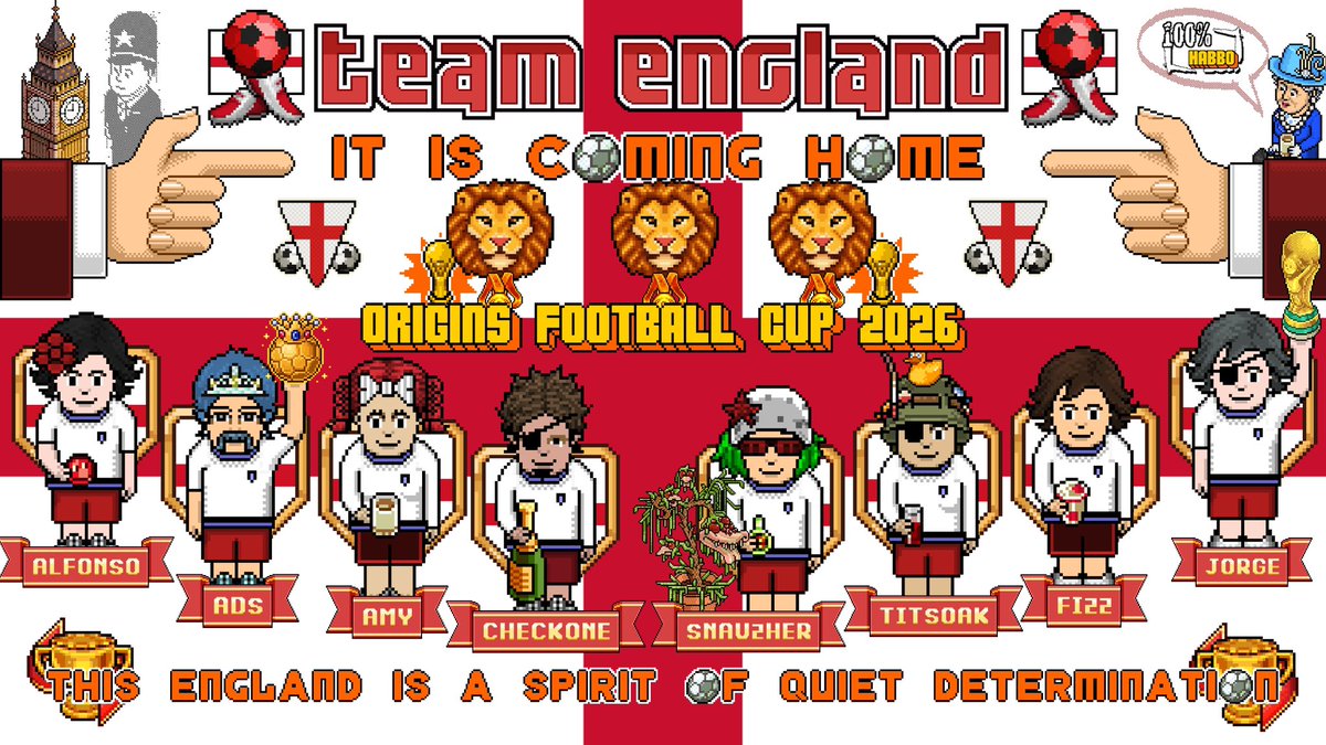 adshabHC's tweet photo. log in to watch us bring it home and get a free badge today only @HabboOrigins @Spidercides @SulakeDominic https://t.co/5J17AFUnPH