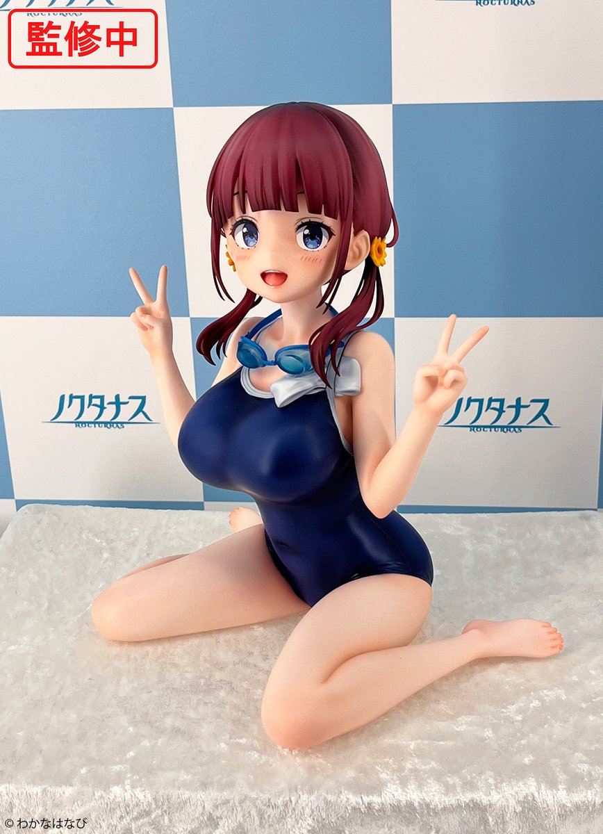 nocturnas_f's tweet photo. 🩵#WF2026S 展示情報🩵
わかなはなび先生(@wakana_hanabi)より「牧野ひより」1/5スケールフィギュア、デコマス初公開展示中✨

#あみあみホビーキャンプ （8-02-01）
#ノクタナス コーナーまでお越しください🎶

#ワンフェス2026夏 #あみキャンWF2026夏 https://t.co/QnGn8tEmFv