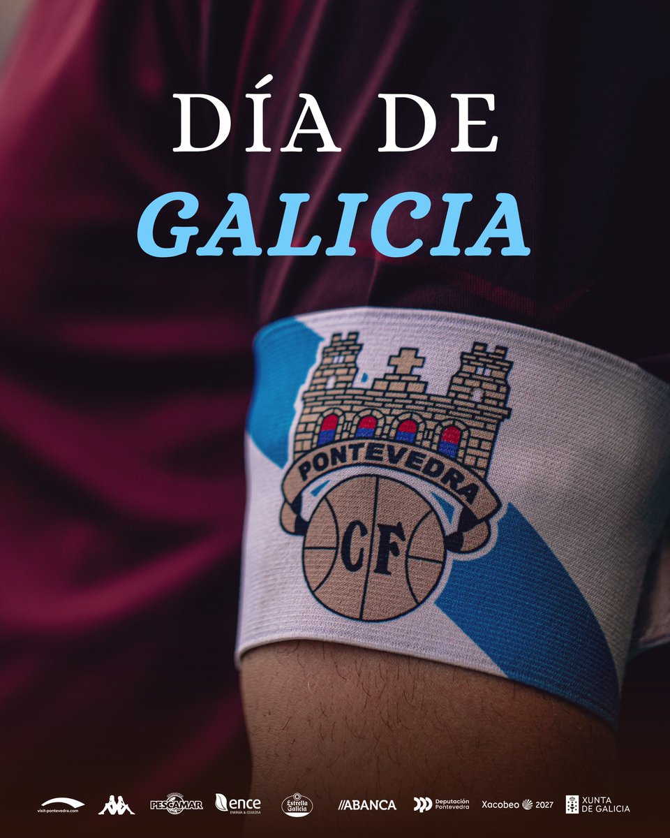 PontevedraCFSAD's tweet photo. Hoxe 25 de xullo celebramos con orgullo a nosa terra, a nosa lingua e a nosa identidade. 🤍🩵🤍

Porque ser do Pontevedra CF tamén é levar Galicia no corazón. Feliz Día de Galicia! ❤️

#OndeOLerezFaiHistoria https://t.co/X91mZ1n1qZ