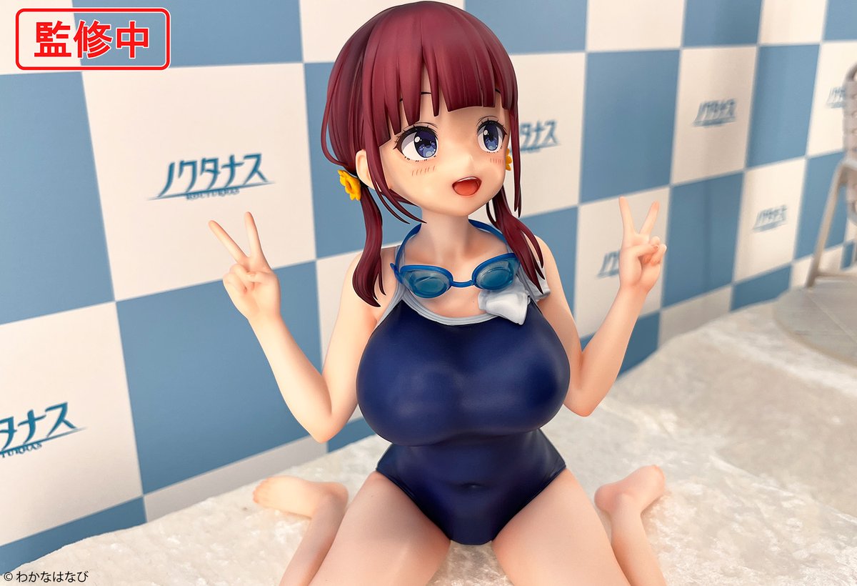 nocturnas_f's tweet photo. 🩵#WF2026S 展示情報🩵
わかなはなび先生(@wakana_hanabi)より「牧野ひより」1/5スケールフィギュア、デコマス初公開展示中✨

#あみあみホビーキャンプ （8-02-01）
#ノクタナス コーナーまでお越しください🎶

#ワンフェス2026夏 #あみキャンWF2026夏 https://t.co/QnGn8tEmFv
