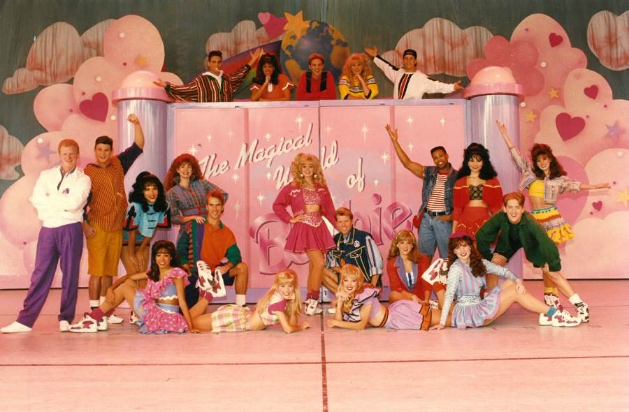 CrazyDisneyPark's tweet photo. Disney used to host a Barbie stage show at Epcot from 1993-1995 called The Magical World of Barbie. The show had Barbie and friends exploring the world. Guests could also meet Barbie and Ken outside of a pink limo. https://t.co/Rd5c7GLzU0