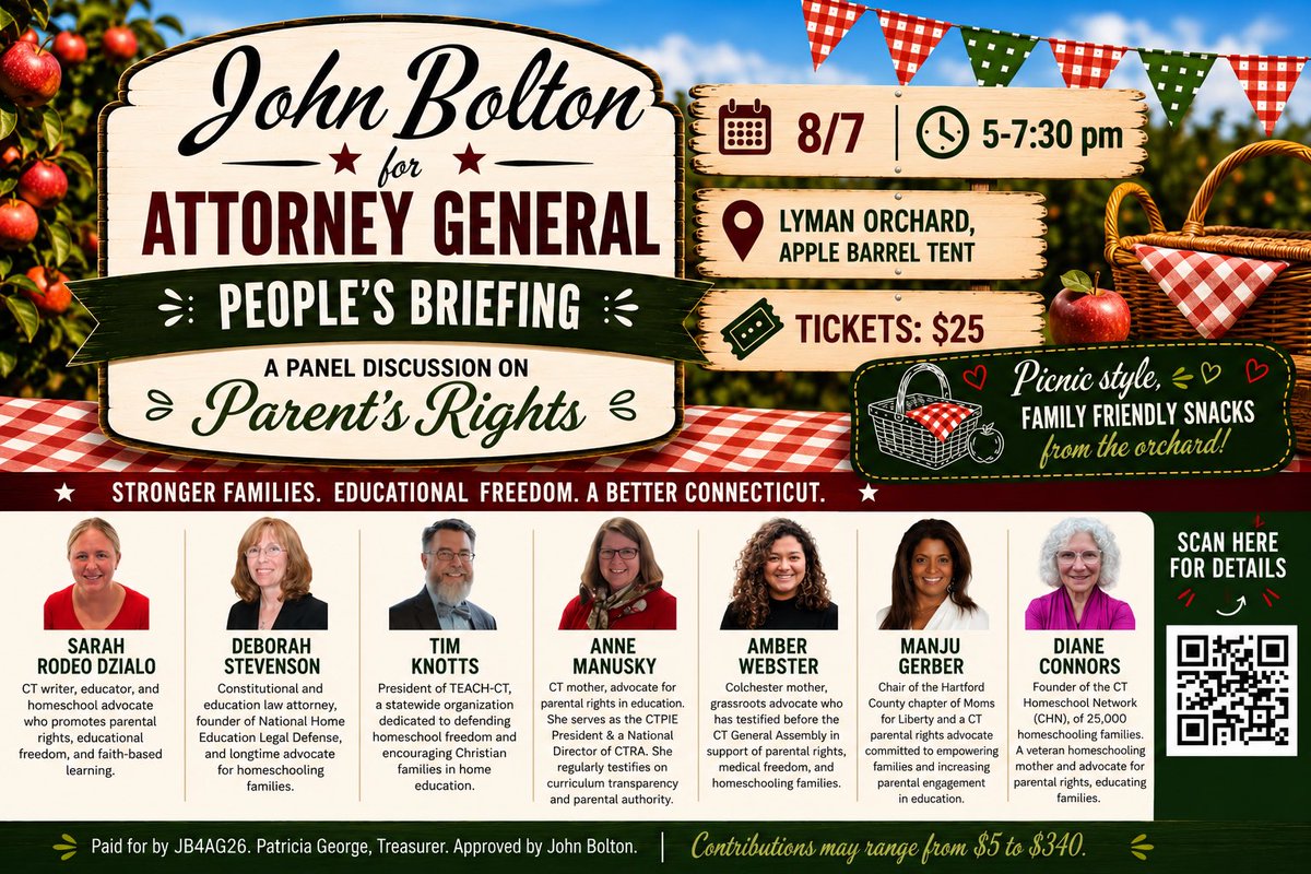jb4ag26's tweet photo. Please join us for an important community discussion concerning Parent’s Rights @LymanOrchards 

Tickets: https://t.co/bDhcBwjyye
Kids are welcome at no fee. Light refreshments will be available. Please come and enjoy! https://t.co/tFxbkIeZSZ