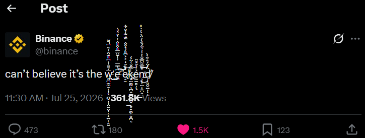 amigodheena's tweet photo. Anyone else seeing this weird rendering glitch on X?  #XBug #X https://t.co/y2nXpVMQEW