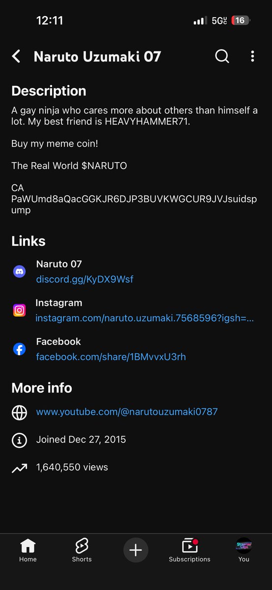 Real World $NARUTO tweet media