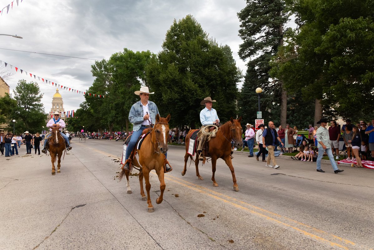 DAGToddBlanche's tweet photo. I had the pleasure of celebrating Day of the American West at Cheyenne Frontier Days in Wyoming alongside @SecretaryBurgum on Thursday. The event was held in celebration of America’s 250th anniversary honoring the history, heritage, and enduring spirit of the American West. As we commemorate 250 years of our Nation’s history, we recognize the courage, resilience, and pioneering spirit that built the American West and the generations of Americans whose sacrifice and commitment to freedom continue to inspire our country today. 🇺🇸