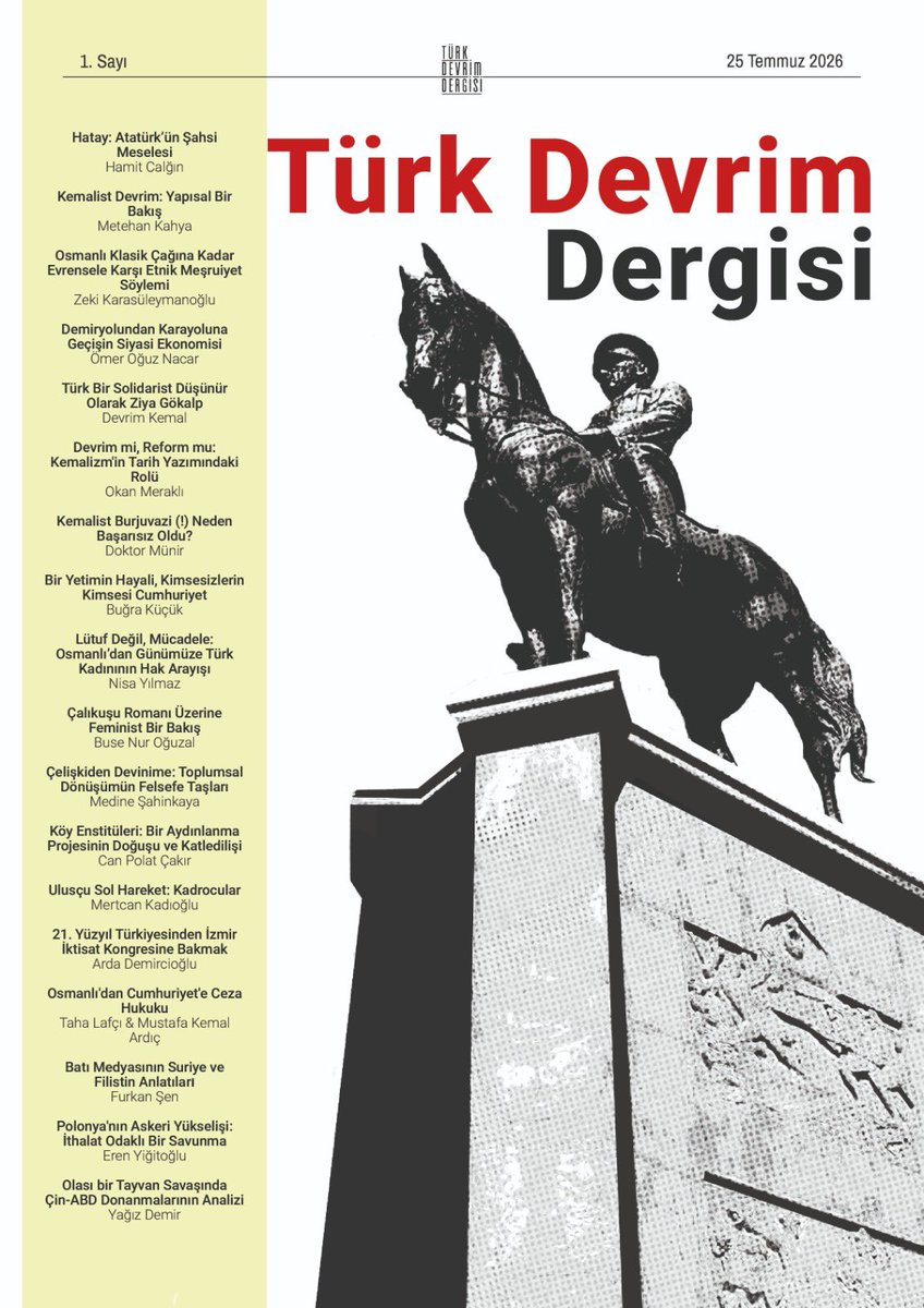 Türk Devrim Dergisi tweet media