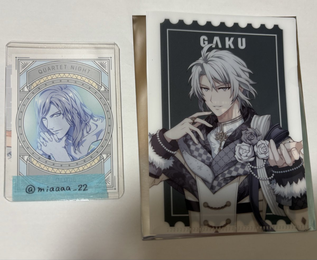 miaaaa_22's tweet photo. 【交換】アイドリッシュセブン アイナナ
4WJ 4J 特典 ミニクリアファイル

譲：楽
求：悠

大阪梅田手渡し希望です。
難しいかと思いますが、お気軽にお声がけください！ https://t.co/oqbrtdgu70