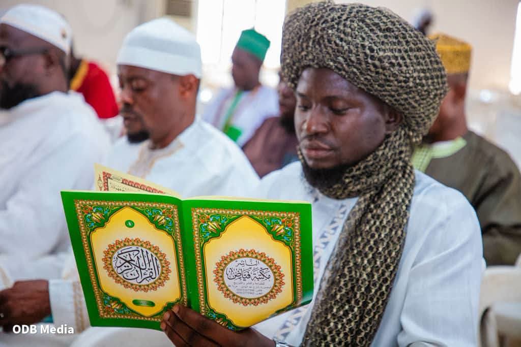 Osun_Apc001's tweet photo. Our party welcomed Imams from all the Local Government Areas of Osun State to Ileri Oluwa House for a special prayer session for the success of our governorship candidate, Asiwaju Munirudeen Bola Oyebamiji (AMBO), ahead of the 2026 governorship election. https://t.co/V6DoOEEDCz