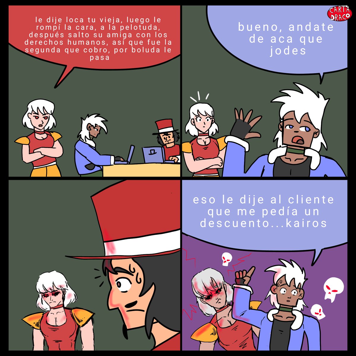 Kairos2018's tweet photo. Lía es un peligro andante y el único que puede decirle algo y sobrevivir es bom, pero esta vez puede que no la cuente 
#bom #lía #kairos #humor https://t.co/NpwMXBnJLK