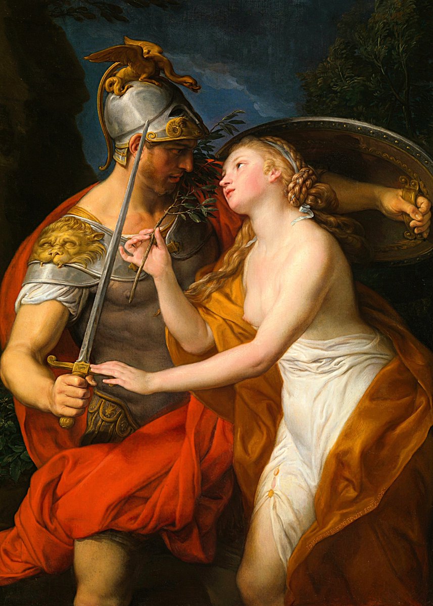 AlexandraSoro's tweet photo. "Allegory of Peace and War" (1776) 
By Pompeo Batoni. (1708-1787) 🖌️🌹
Italian painter. https://t.co/jsbco4Zu8V