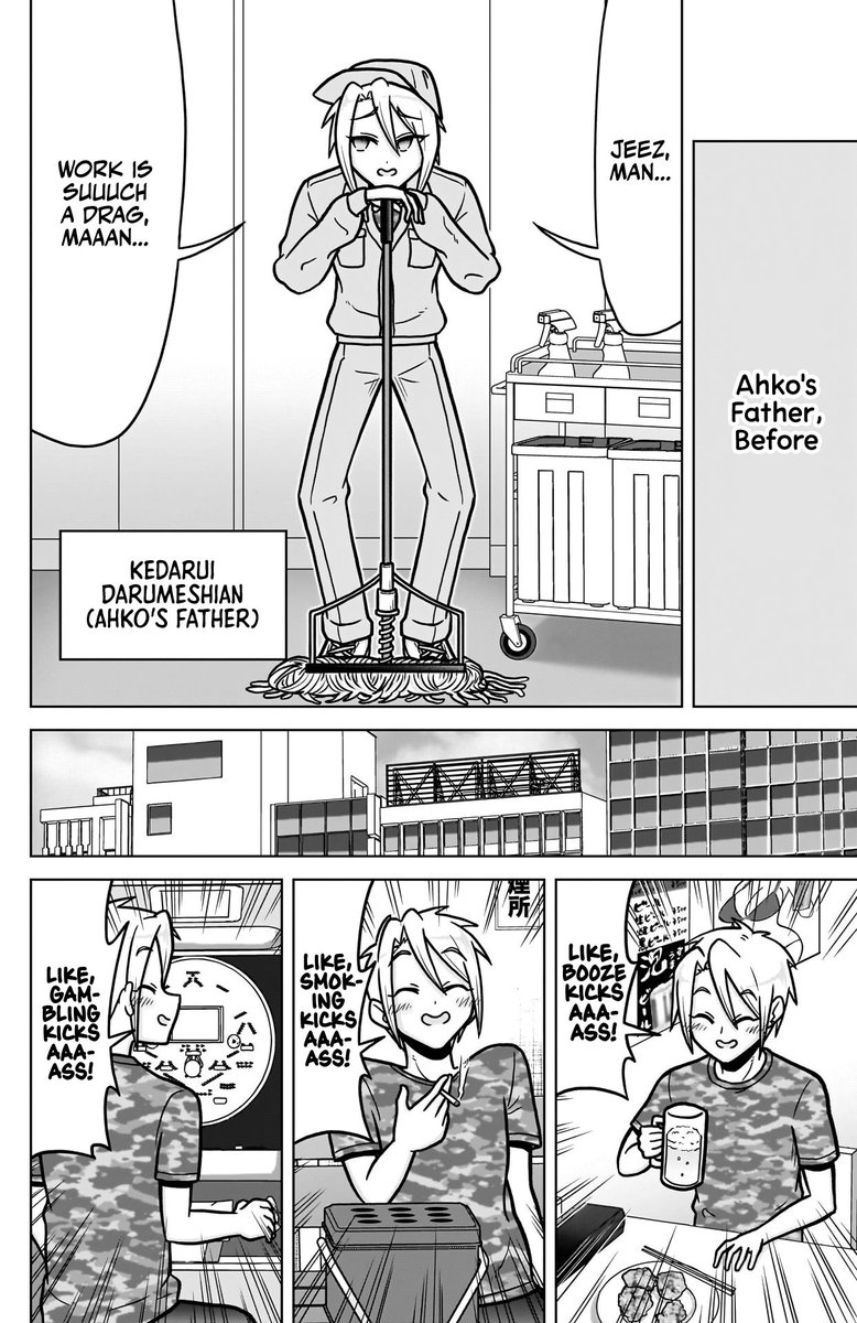 Suu_Hifumi's tweet photo. Incase you didn't know, 100 girlfriends has a spin-off which is written and drawn by the author (which is why the artstyle is different from the main series) that focuses on the girlfriends' families. It's titled "Rentarou's Family's Families' Daily Lives". https://t.co/rDlYgCJ1vH