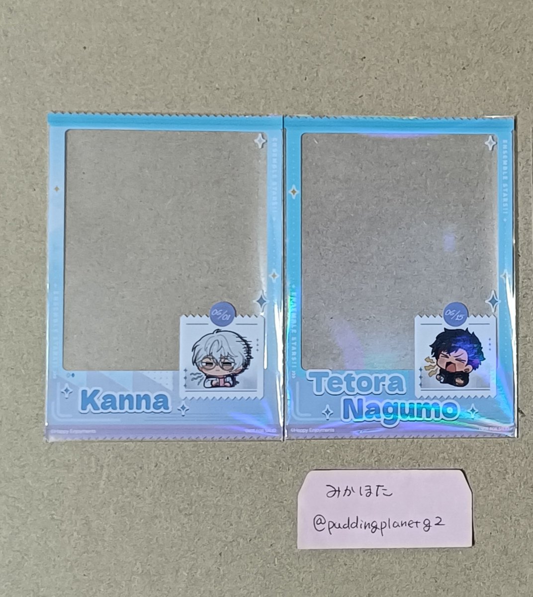puddingplanetg2's tweet photo. 【交換】あんスタ アニカフェ キッチンカー バーブロ バースデーブロマイド 出張版 中国限定 オフライン限定 特典 スリーブ

譲：カンナ.鉄虎

求：8月 バーブロ
or スリーブ150円/枚

スリーブ2:バーブロ1も◎

郵送
手渡しJR駅改札内（要相談） https://t.co/n25V6I5U0s