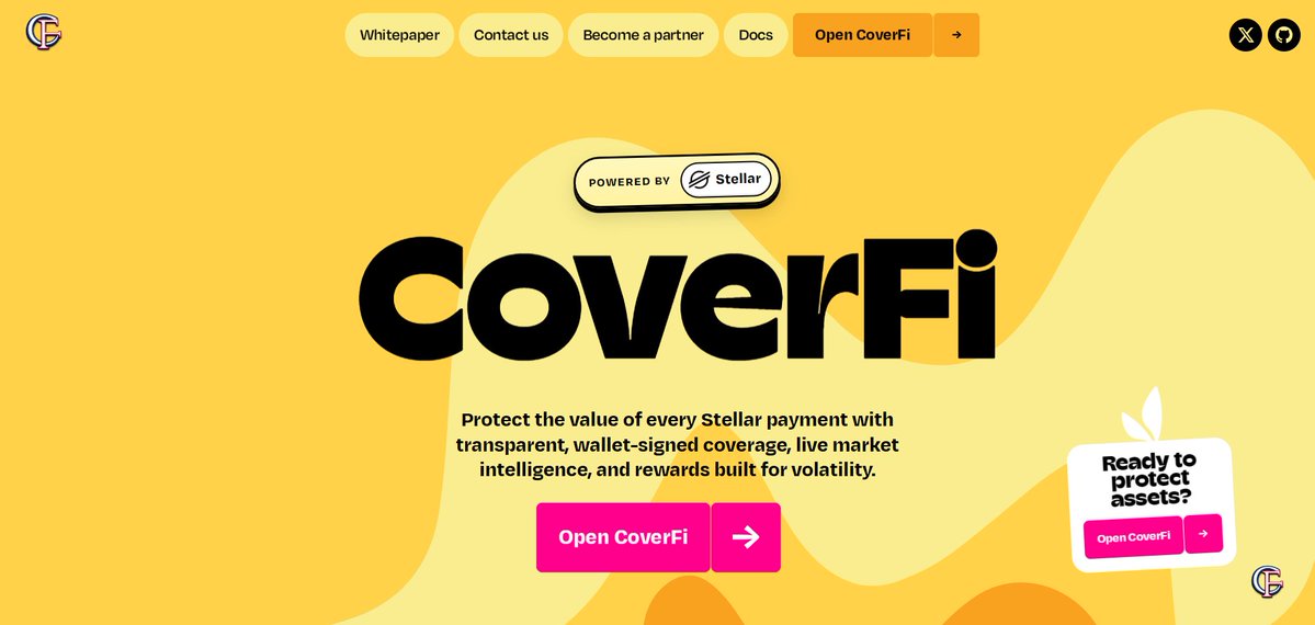 coverfidotspace's tweet photo. It’s official. All  CoverFi smart contracts are now LIVE on Stellar Mainnet!! 🎉

From testnet experiments to real on-chain deployment, we’ve hit a huge milestone.

Mainnet era begins now. ⚡🌐

Explore CoverFi: https://t.co/2XlVcS4NKW

#CoverFi #Stellar #Soroban #StellarMainnet #DeFi #Stablecoins #BuildInPublic #Web3‌‌