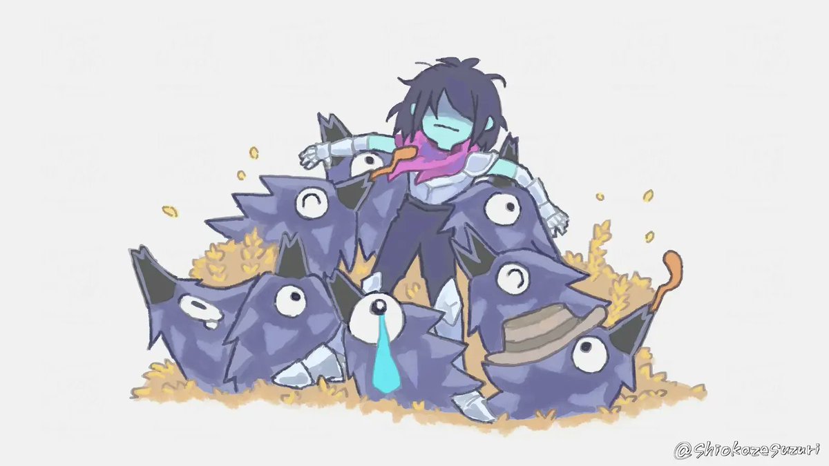 shiokazesuzuri's tweet photo. #deltarune #kris #kawkaw https://t.co/s0WaPfITJj